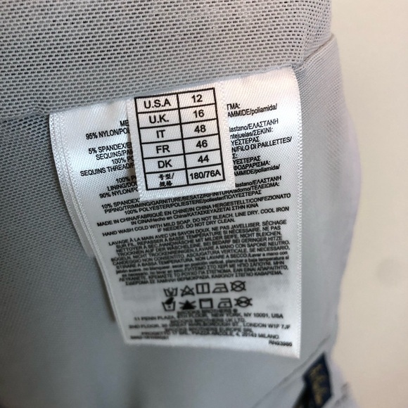 NEW Brooks Brothers Sequin Stretch Pencil Skirt Cocktail Party Size 12 - Picture 10 of 11